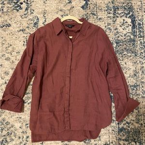 Athleta Linen Playa Top